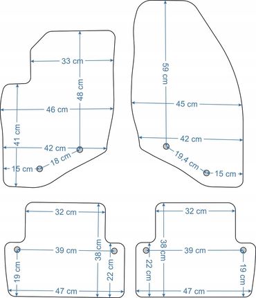 Aldos Volvo S60 2000-2010R. Czarne Welurowe Platinum. - zdjęcie 6