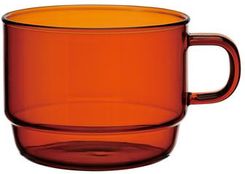 Zdjęcie Hario Colors Stacking Mug Cup Szklany Kubek Bursztynowy 300Ml - Karlino