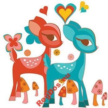 Naklejki Sarenki Jelonki Dla Dzieci Na Ściany Duże