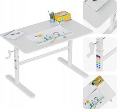 Zdjęcie Markadler Ergonomiczne Regulowane Biurko Dziecięce Mark Adler Study 4.0 White 65-80Cm - Boguchwała