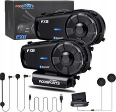 Zdjęcie Fodsports 2Szt Fx8 Motocyklowy Interkom Bluetooth - Konin