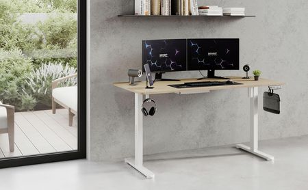 Sense7 Biurko Elektrycznie Regulowane 140X70Cm Regulacja Wysokości 72-118Cm - zdjęcie 6