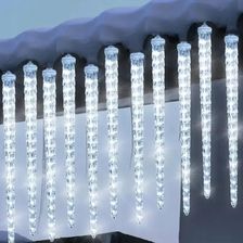 Zdjęcie Sople lodu 8*44cm/288led lampki choinkowe typu meteory padający śnieg - Karczew