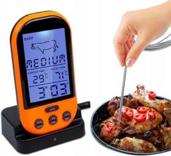Zdjęcie Bezprzewodowy Kuchenny Termometr Do Mięs Lcd Sonda - Reszel