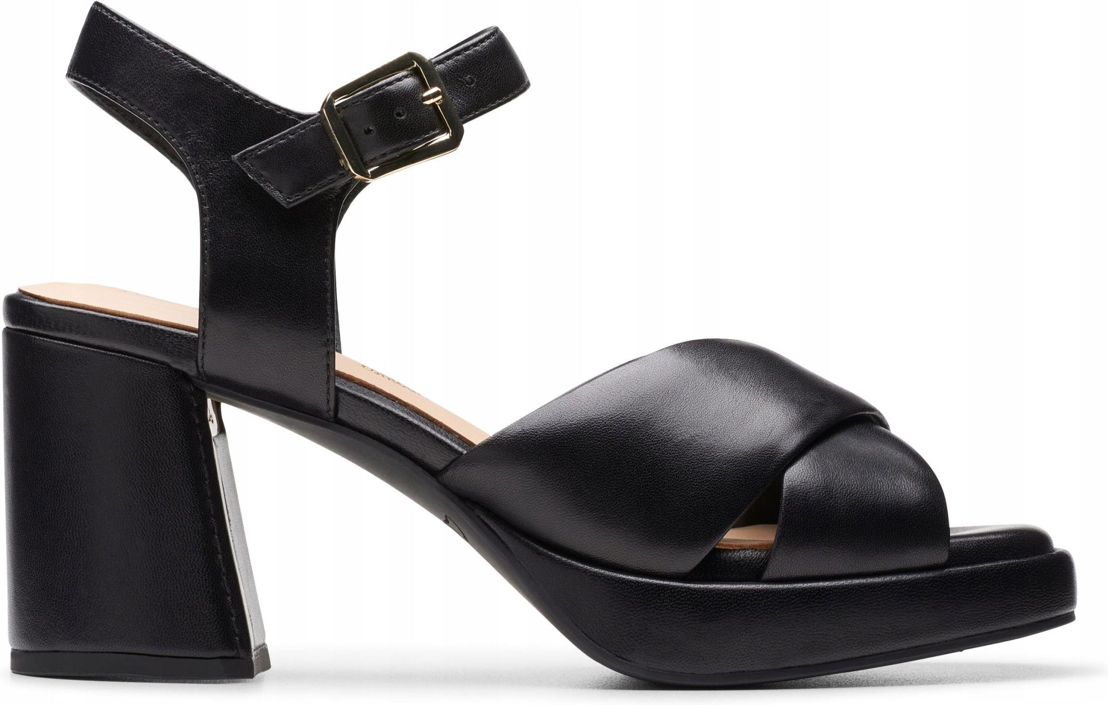Sandały damskie skórzane Clarks Ritzy75 Rae 261766464 czarne 36 - Ceny ...