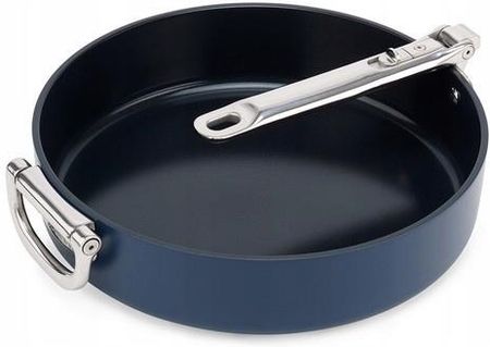 Joseph Joseph Space Patelnia Ze Składanym Uchwytem 28cm Granatowa - zdjęcie 4