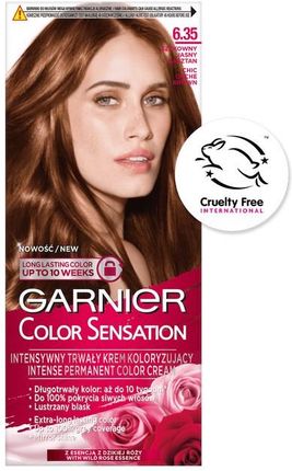 Garnier Color Sensation Krem koloryzujący 6.35 Szykowny jasny kasztan