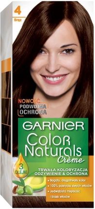 Garnier Color Naturals odżywcza farba do włosów 4 Brąz
