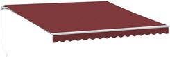 Zakito Home Markiza Tarasowa Led 400x350cm Burgundowy/Biały ZH3214983