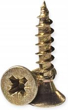 Wkręty Do Drewna 3,5x16mm Sofita Ocynkowane Żółte Złote Hartowane