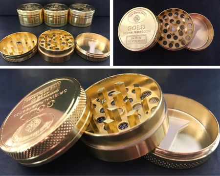 Fenix Mini Waporyzator Cbd + Solidny Metalowy Młynek Gold 3-Częściowy 40 Mm - zdjęcie 4