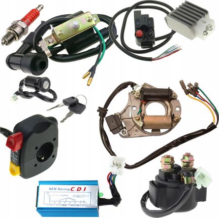 Układ Zapłonowy Zestaw Komplet Quad Atv 110 125 Cc