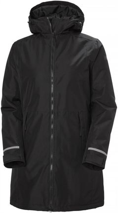 Helly Hansen Lisburn Ins, płaszcz przeciwdeszczowy, damski, czarny