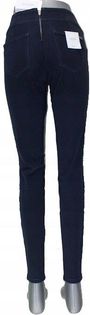 Jeansy Guess -Curve W74A49D2R51 rurki zapinane z tyłu wysoki stan - W27/L30