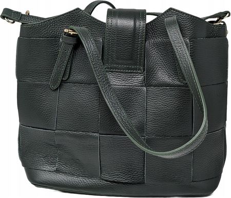 Torebka Damska Skóra Naturalna Cheval Firenze Włochy Na Ramię 31 x25 x14 cm - zdjęcie 2