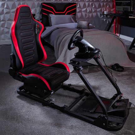 X-Rocker Xr Racing Chicane Racing Seat For The Xr Racing Rig Black And Red - zdjęcie 3