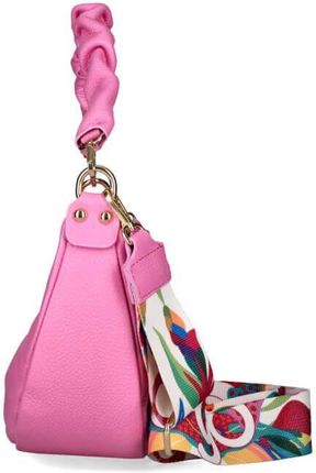 Barbie pink skórzana torebka z 3 paskami - zdjęcie 2