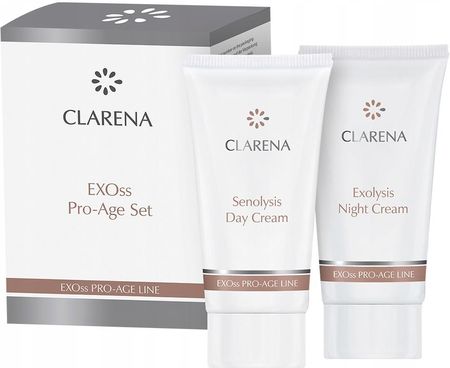 Krem Clarena Do Twarzy Wygładzający Odmładzający Cera Dojrzała 2 X 30 Ml Dzień Noc
