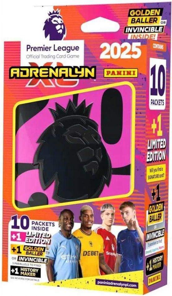 Panini Premier League 2025 60 Kart +Golden Baller +History
