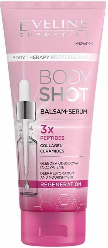 Eveline Cosmetics Eveline Cosmetics Body Shot 3X Peptides Balsam Regenerujący Do Bardzo Suchej Skóry 200ml