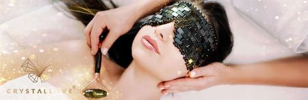Crystallove Spinka Do Włosów Z Kryształami Kryształ Górski 1szt. - zdjęcie 3