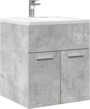 vidaXL Szafka Pod Umywalkę Szarość Betonu 41X38,5X46 Cm (856204)