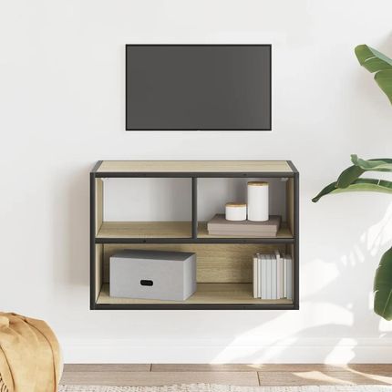 vidaXL Szafka Pod Telewizor Dąb Sonoma 60X31X39,5 Cm (848915) - zdjęcie 3