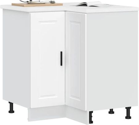 vidaXL Narożna Szafka Kuchenna Dolna Porto Biała (853987)