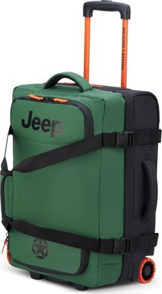 Delsey JEEP Mała miękka torba podróżna na kółkach zielona