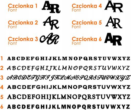 Zana Design Spinki do mankietów z inicjałami litery alfabetu - zdjęcie 6