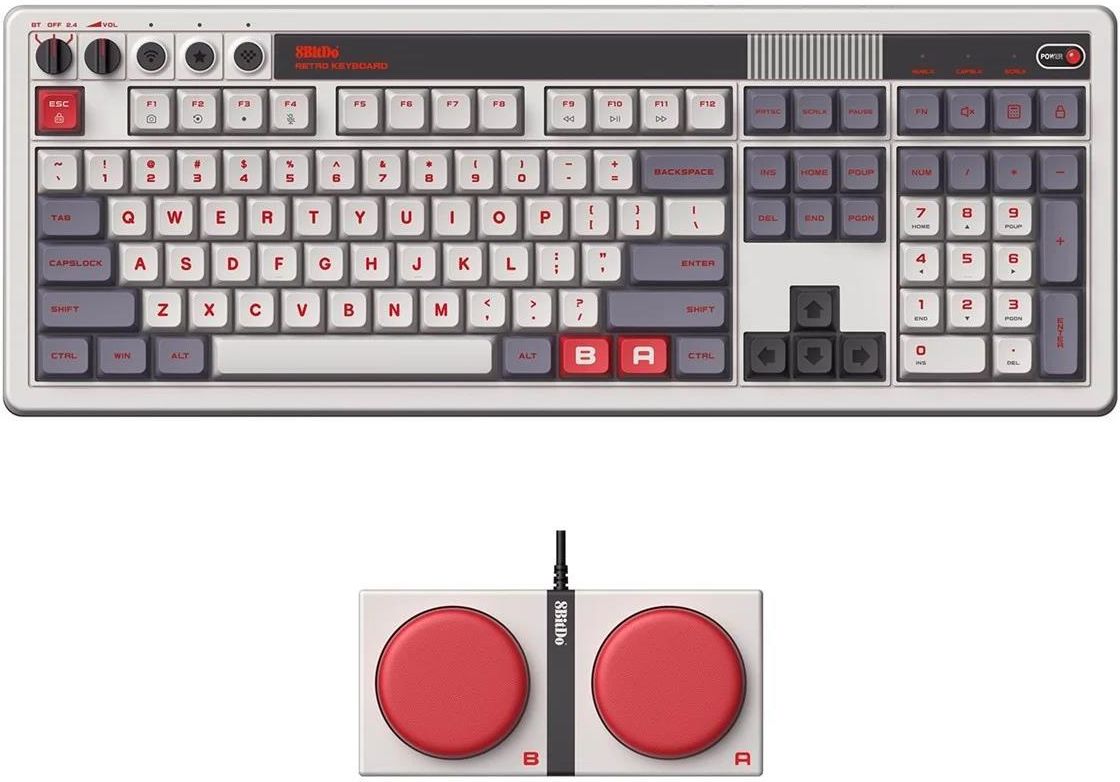 Klawiatury 8Bitdo Retro 108 (RET00492) - Opinie i ceny na