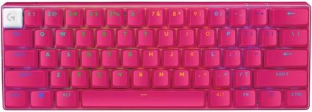 Klawiatura Logitech G PRO X 60 LIGHTSPEED Różowy (920011949)