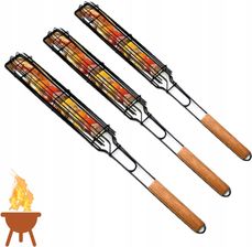 Nventi Zestaw 3szt. Kosz Do Grillowania Warzyw Ruszt Na Grill (Koszdogrillowania)