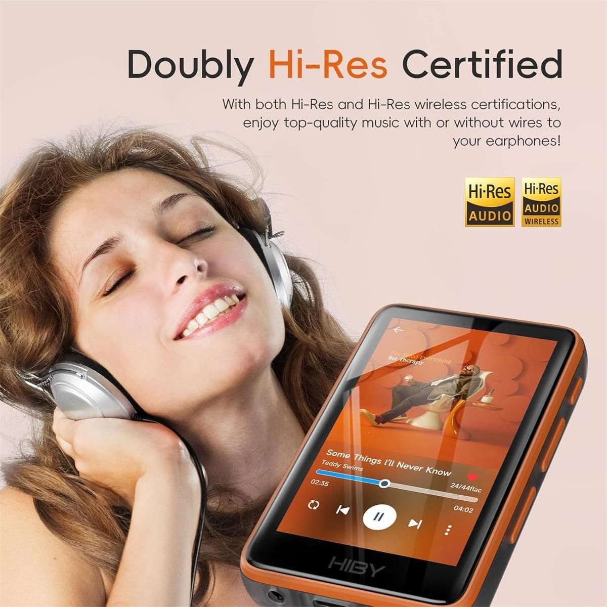 фото Hi-Res плеер Hiby R1 Orange