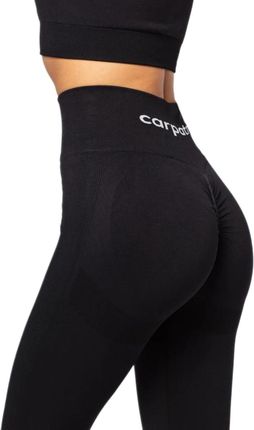 Legginsy damskie bezszwowe Carpatre Allure Czarne - CP-ASL-B