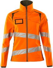 Mascot Kurtka Softshell Accelerate Safe (Kolor Pomarańcz Hi-Vis/Zielony Mech, Rozmiar L)