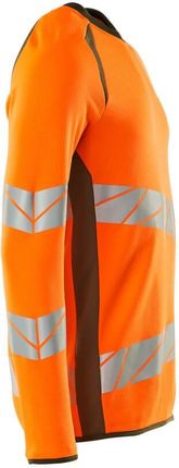 Mascot Bluza Accelerate Safe (Kolor Pomarańcz Hi-Vis/Zielony Mech, Rozmiar S One) - zdjęcie 3