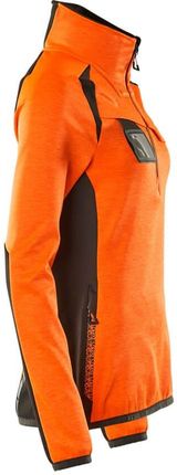 Mascot Bluza Polarowa Z Krótkim Zamkiem Błyskawicznym Accelerate Safe (Kolor Pomarańcz Hi-Vis/Ciemny Antracyt, Rozmiar Xs) - zdjęcie 2