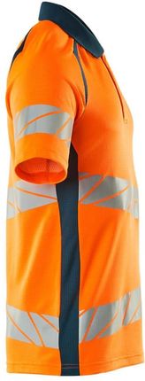 Mascot Koszulka Polo Accelerate Safe (Kolor Pomarańcz Hi-Vis/Ciemna Petrolowy, Rozmiar 5Xlone) - zdjęcie 2