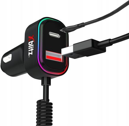 Xblitz X750 Zestaw głośnomówiący Bluetooth 5.3 transmiter FM USB-C PD - zdjęcie 4