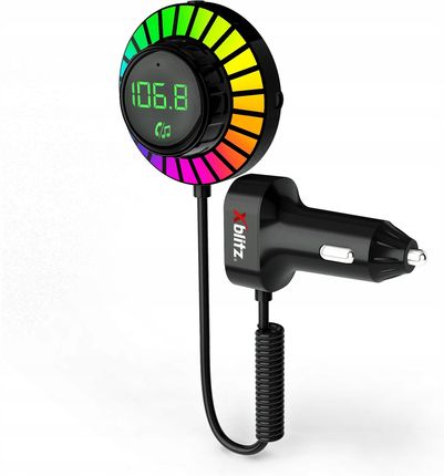 Xblitz X750 Zestaw głośnomówiący Bluetooth 5.3 transmiter FM USB-C PD - zdjęcie 5