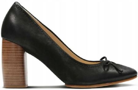 Clarks Czółenka czarne skórzane Grace Nina 39,5