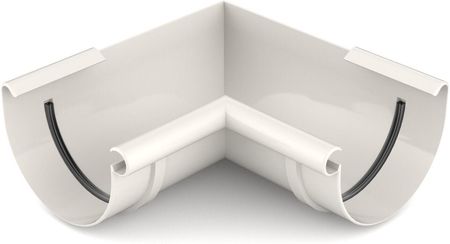 Bryza Narożnik wewnętrzny PVC 125mm Biały (62051)