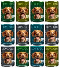 Lovdog Wild Karma Mokra Dla Psa W Puszce Mix Smaków 12X400G