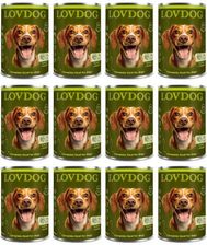 Lovdog Wild Turkey & Rabbit Karma Mokra Dla Psa Indyk Z Królikiem Gruszką I Kolendrą 12X400G