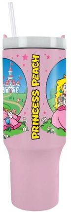 Super Mario (Peach) kubek podróżny ze słomką 1180ml MDB28165 - zdjęcie 5