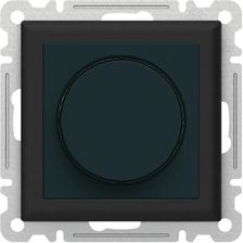 Zdjęcie Hager Ściemniacz Przyciskowo-Obrotowy Do Led Czarny Lumina Intense WL2523 - Bytom