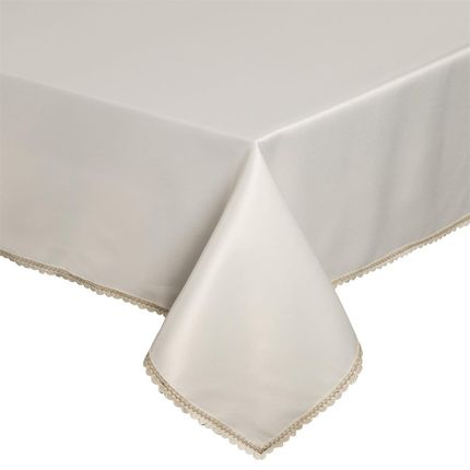 Eurofirany Obrus Z Szampańskim Zdobieniem Lace 140X220 Kremow