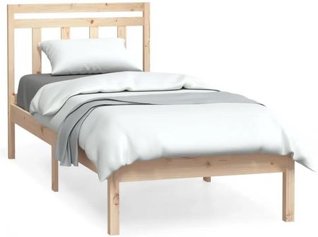 Zakito Home Rama Łóżka Z Litego Drewna Sosnowego 195,5X81X100Cm Naturalny (Zh3100549)