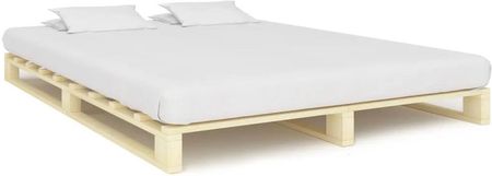 Zakito Home Rama Łóżka Z Litego Drewna Sosnowego 180X200 Naturalna (Zh285239)